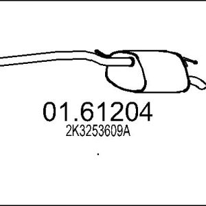 Toba esapament finala MTS 01.61204 – VW | AutoRival