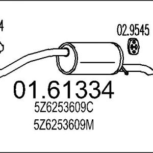 Toba esapament finala MTS 01.61334 – VW | AutoRival