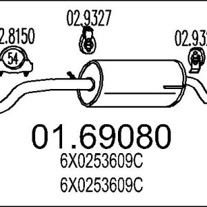 Toba esapament finala MTS 01.69080 – VW | AutoRival