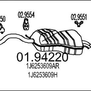 Toba esapament finala MTS 01.94220 – VW | AutoRival