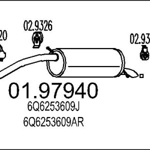 Toba esapament finala MTS 01.97940 – VW | AutoRival