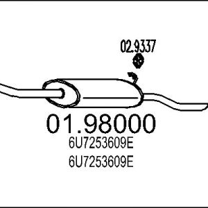 Toba esapament finala MTS 01.98000 – VW | AutoRival