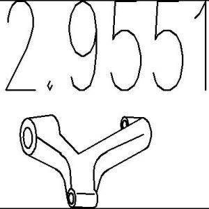 Tampon cauciuc amortizor esapament MTS 02.9551 – VW | AutoRival