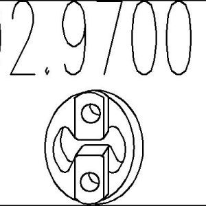 Tampon cauciuc amortizor esapament MTS 02.9700 – VW | AutoRival