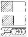 Set segmenti piston FAI AUTOPARTS PR60-000 – VW | AutoRival