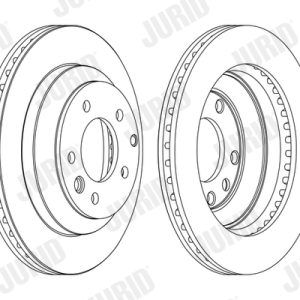 Disc frana JURID 562393JC-1 – VW | AutoRival