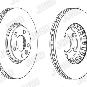 Disc frana JURID 562739JC-1 – VW | AutoRival