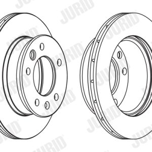 Disc frana JURID 569122J – VW | AutoRival