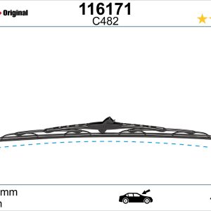 Lamela stergator SWF 116171 – VW | AutoRival