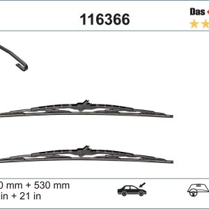 Lamela stergator SWF 116366 – VW | AutoRival