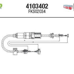 Cablu ambreiaj FTE 4103402 – VW | AutoRival