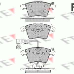 Set placute frana FTE 9010450 – VW | AutoRival