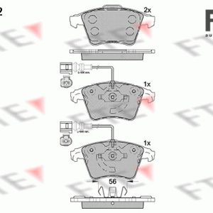 Set placute frana FTE 9010582 – VW | AutoRival