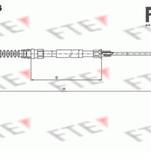 Cablu frana de parcare FTE 9250077 – VW | AutoRival