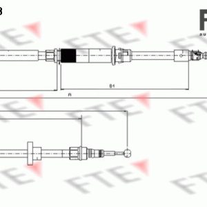 Cablu frana de parcare FTE 9250083 – VW | AutoRival
