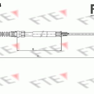 Cablu frana de parcare FTE 9250084 – VW | AutoRival