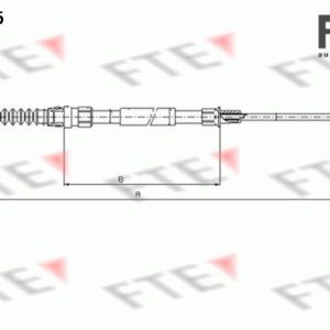 Cablu frana de parcare FTE 9250085 – VW | AutoRival