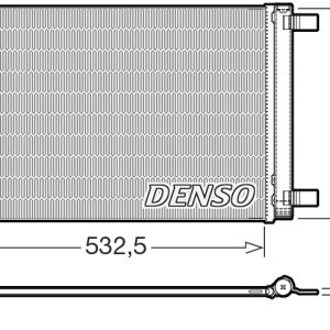 Condensator climatizare DENSO DCN02048 – VW | AutoRival