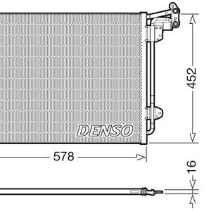 Condensator climatizare DENSO DCN32067 – VW | AutoRival