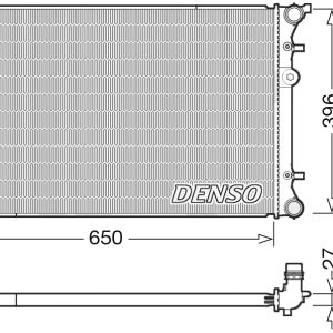 Radiator racire motor DENSO DRM02025 – VW | AutoRival