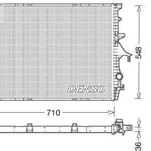 Radiator racire motor DENSO DRM02026 – VW | AutoRival
