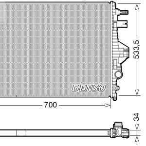 Radiator racire motor DENSO DRM32050 – VW | AutoRival