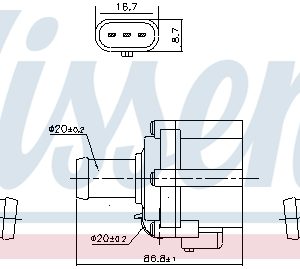 Pompa de apa NISSENS 832152 – VW | AutoRival