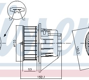 Ventilator habitaclu NISSENS 87546 – VW | AutoRival