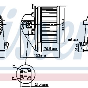 Ventilator habitaclu NISSENS 87598 – VW | AutoRival