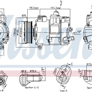 Compresor climatizare NISSENS 890773 – VW | AutoRival