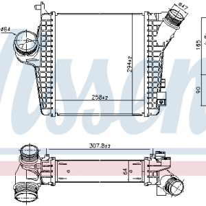 Intercooler compresor NISSENS 961305 – VW | AutoRival