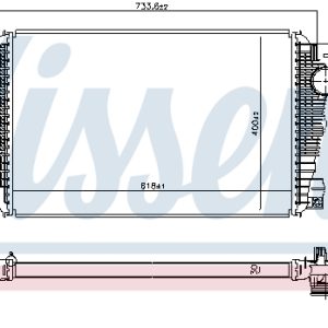 Intercooler compresor NISSENS 96258 – VW | AutoRival