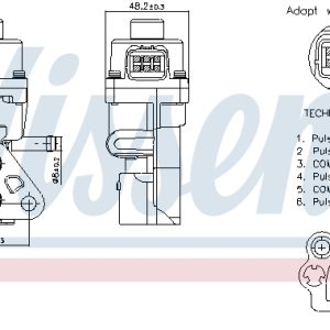 Supapa EGR NISSENS 98341 – VW | AutoRival