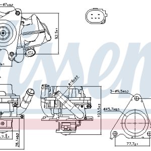 Supapa EGR NISSENS 98379 – VW | AutoRival