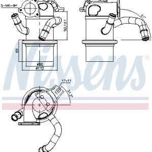 Radiator recirculare gaze de esapament NISSENS 989315 – VW | AutoRival