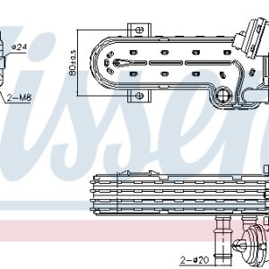 Radiator recirculare gaze de esapament NISSENS 989413 – VW | AutoRival