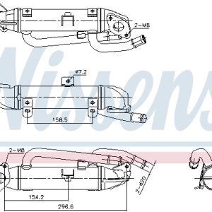 Radiator recirculare gaze de esapament NISSENS 989414 – VW | AutoRival