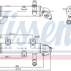 Radiator recirculare gaze de esapament NISSENS 989417 – VW | AutoRival