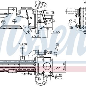 Radiator recirculare gaze de esapament NISSENS 989420 – VW | AutoRival