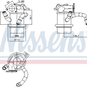 Radiator recirculare gaze de esapament NISSENS 989421 – VW | AutoRival