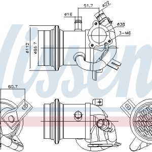 Radiator recirculare gaze de esapament NISSENS 989424 – VW | AutoRival