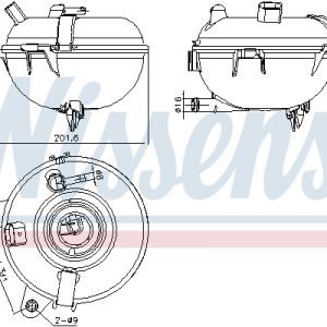 Vas de expansiune racire NISSENS 996130 – VW | AutoRival