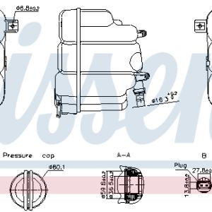 Vas de expansiune racire NISSENS 996255 – VW | AutoRival