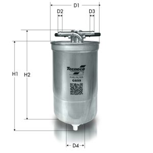 Filtru combustibil TECNECO FILTERS GS59 – VW | AutoRival