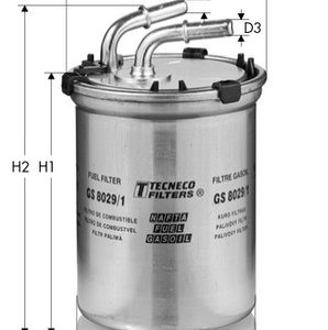 Filtru combustibil TECNECO FILTERS GS8029/1 – VW | AutoRival