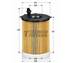 Filtru ulei TECNECO FILTERS OL08005E – VW | AutoRival