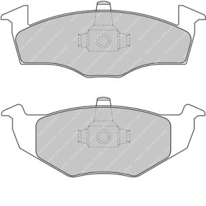 Set placute frana FERODO RACING FDS1288 – VW | AutoRival
