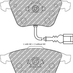 Set placute frana FERODO RACING FDS1765 – VW | AutoRival