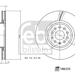 Disc frana FEBI BILSTEIN 186335 – VW | AutoRival