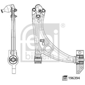 Brat suspensie roata FEBI BILSTEIN 196394 – VW | AutoRival